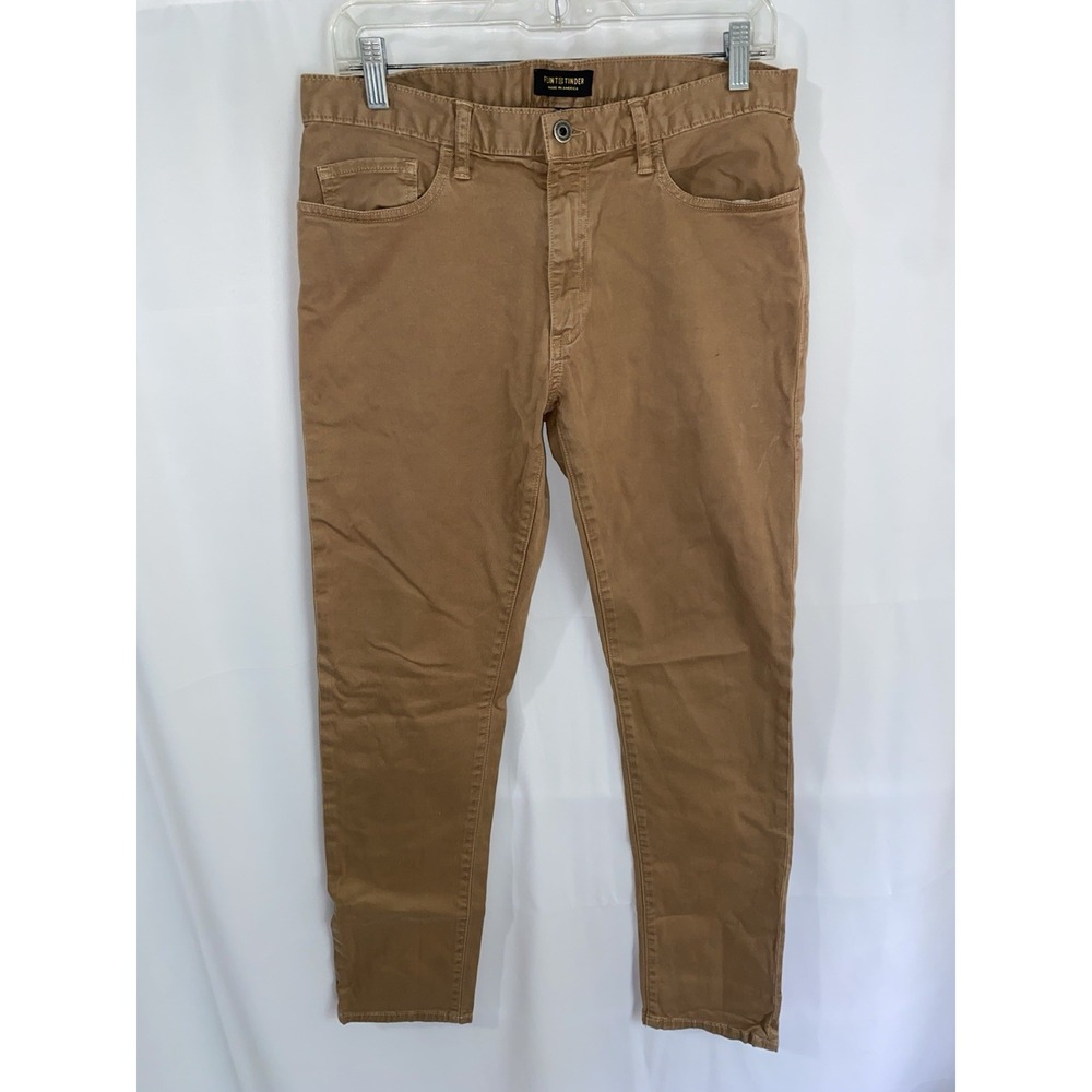 Flint and Tinder 365 5-Pocket Pants Mens Size 32 Stretch Khaki